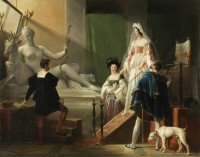 Alexandre-Evariste Fragonard, Diane de Poitiers dans l’atelier de Jean Goujon, vers 1825-1830
Musée du Louvre, Paris