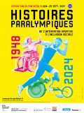 Affiche de l'exposition "Histoires Paralympiques" au Panthéon