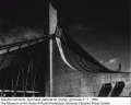 Visuel de l'exposition Kenzô Tange – Kengo Kuma. Architectes des Jeux de Tokyo