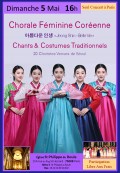 Chorale féminine coréenne en concert