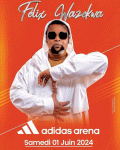 Félix Wazekwa à l'Adidas Arena