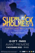 Affiche Sherlock Holmes, l'aventure musicale - Théâtre de Saint-Maur