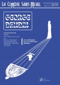 Affiche George Dandin ou le mari confondu - Comédie Saint-Michel