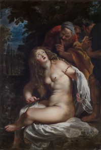 Pierre Paul Rubens, Suzanne et les vieillards, vers 1606-1607, huile sur toile, 94 x 67 cm, Galleria Borghese, Rome.