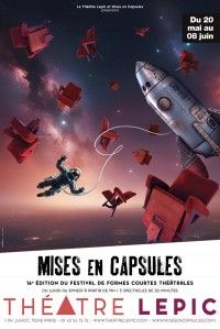 Affiche Mises en Capsules 2024 - Théâtre Lepic