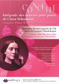 Intégrale des œuvres pour piano de Clara Schumann en concert