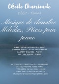 Concert Cécile Chaminade - Affiche
