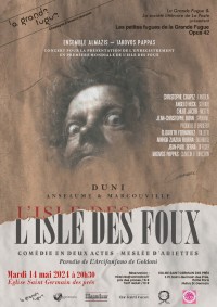 Edigio Duni : L'Isle des foux - Affiche