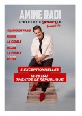 Affiche Amine Radi : L'Expert humoriste - Théâtre Le République