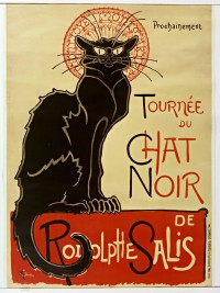 Théophile Alexandre Steinlen Imprimerie Charles Verneau (Paris) Prochainement. Tournée du Chat Noir de Rodolphe Salis, 1896 Lithographie en couleurs, 140 × 100 cm 