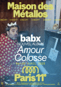 Babx en concert - Affiche.