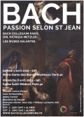 Passion selon saint Jean - Affiche.