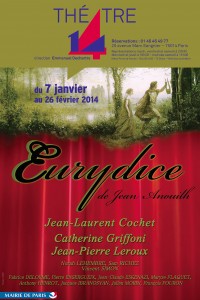 Eurydice : Affiche au Théâtre 14