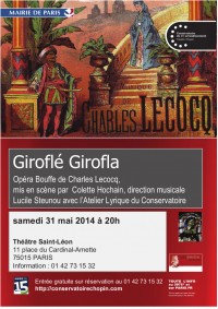 Giroflé Girofla au Théâtre Saint-Léon