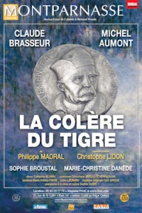 La Colère du Tigre au Théâtre Montparnasse, avec Claude Brasseur et Michel Aumont