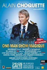 Alain Choquette : Drôlement magique au Théâtre de la Gaîté-Montparnasse