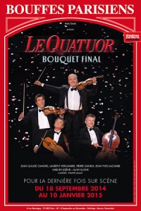 Le Quatuor : Bouquet final au Théâtre des Bouffes Parisiens