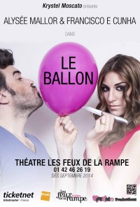 Le Ballon au Théâtre Les Feux de la Rampe, avec Francisco E Cunha et Alysee Mallor