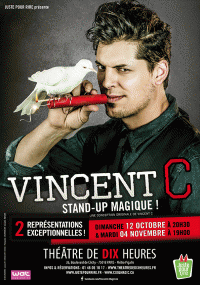 Vincent C : Stand-up magique ! au Théâtre de Dix Heures