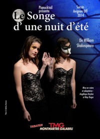 Le Songe d'une nuit d'été au Théâtre Montmartre Galabru. Mise en scène Angélique Boylan, May Roger.