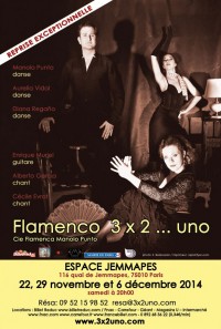 Flamenco 3X2… Uno à La Scène du Canal - Espace Jemmapes