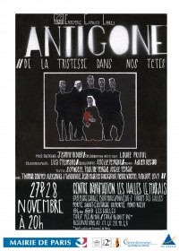 Antigone - De la tristesse dans nos têtes au Centre d'animation Les Halles / Le Marais