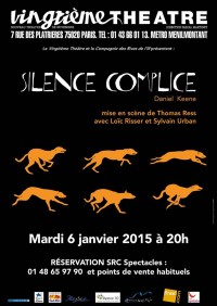 Silence complice au Vingtième Théâtre