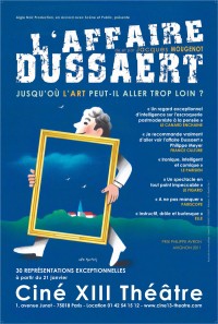 L'Affaire Dussaert au Ciné 13 Théâtre