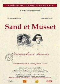 Sand et Musset, correspondance amoureuse au Théâtre de l'Île Saint-Louis