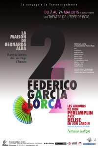 Affiche Federico Garcia Lorca au Théâtre de l'Épée de Bois