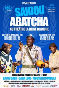 Saidou Abatcha au Théâtre de la Reine Blanche