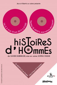 Histoires d'hommes à Ze artist's Café-théâtre