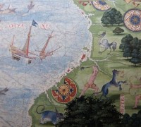 Le Voyage de Cornélius - Carte : Guillaume Le Testu (1556)
