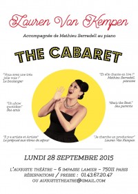 Lauren Van Kempen : The Cabaret à L'Auguste Théâtre