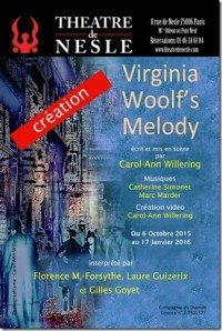 Virginia Woolf's Melody au Théâtre de Nesle