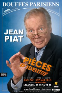 Pièces d'identité au Théâtre des Bouffes Parisiens - Jean Piat