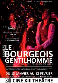 Le Bourgeois gentilhomme au Ciné 13 Théâtre