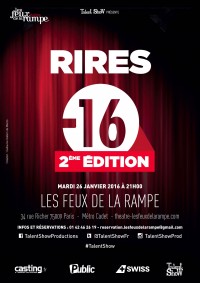 Talent Show : Rires, 2ème édition au Théâtre Les Feux de la Rampe