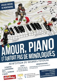 Amour, piano, et surtout pas de monologues à l'Atelier-Théâtre de Montmartre